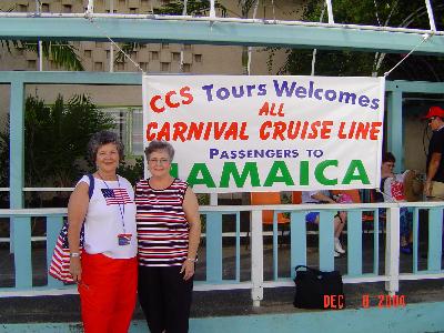 Marion & Dotty in Jamaica